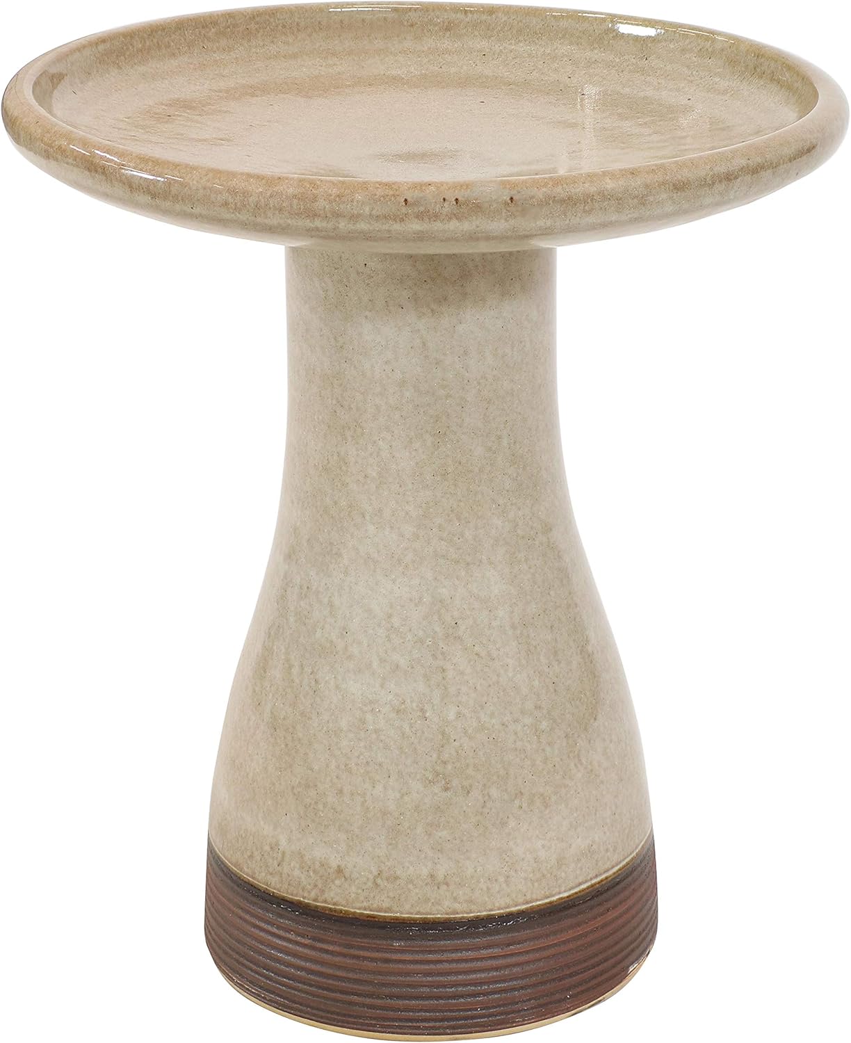 Sunnydaze 21 H Ceramic Bird Bath for Outside - Hand-Painted