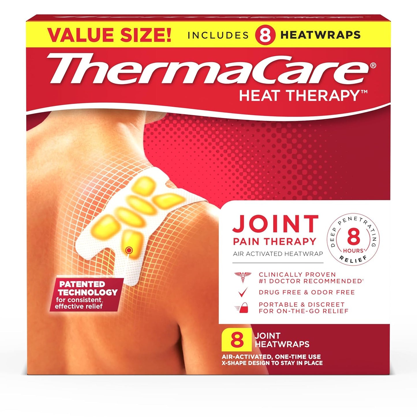 "ThermaCare Joint Pain Relief Heat Patches