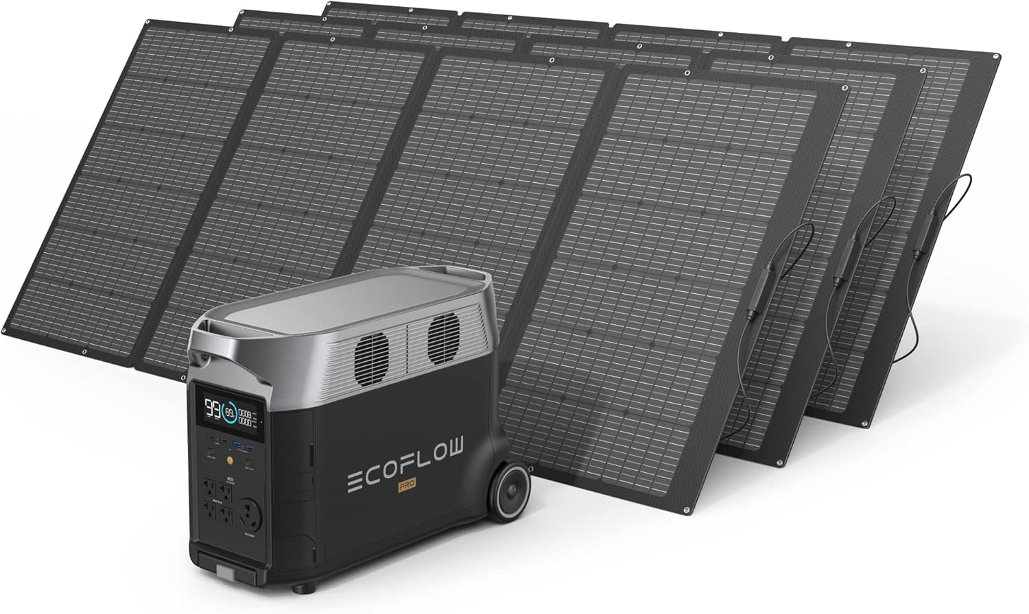 EF ECOFLOW Solar Generator: 3.6kWh Delta Pro - High-Efficiency, Portable Power