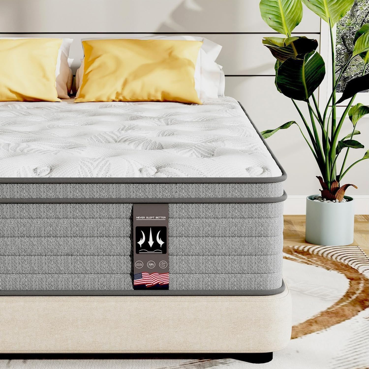 California King Mattress 14 Inch Hybrid for Ultimate Comfort