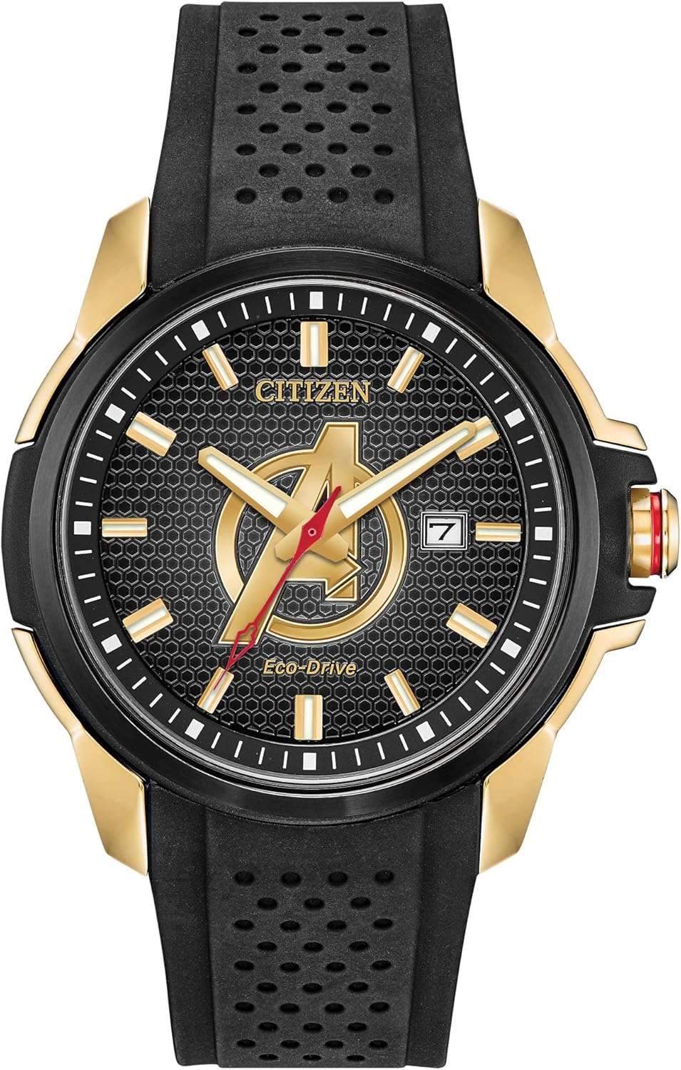 Citizen Eco-Drive Avengers Watch, Gold Tone, Date Feature