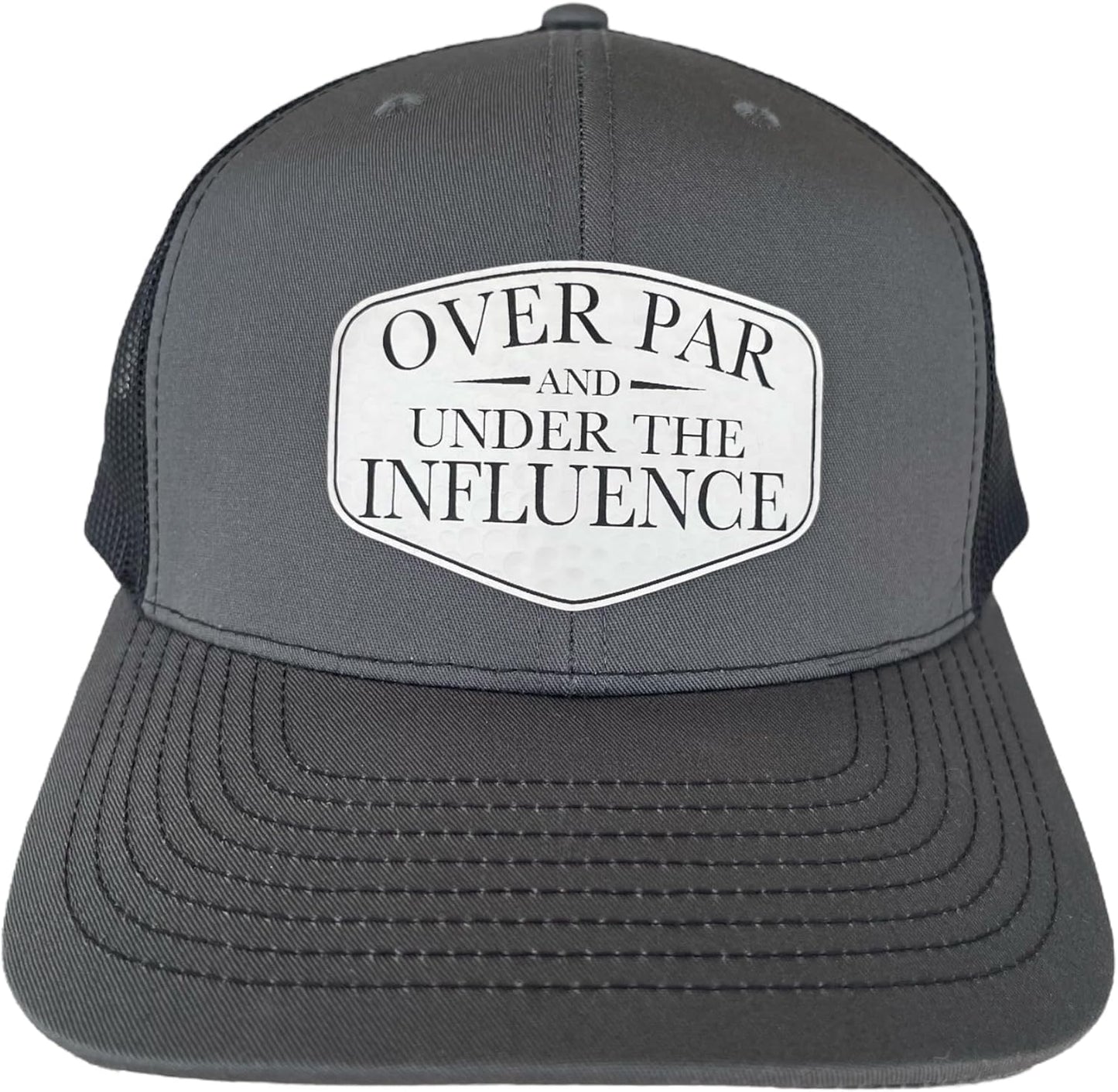 Over Par and Under the Influence Hat for Golf Lovers and Fun