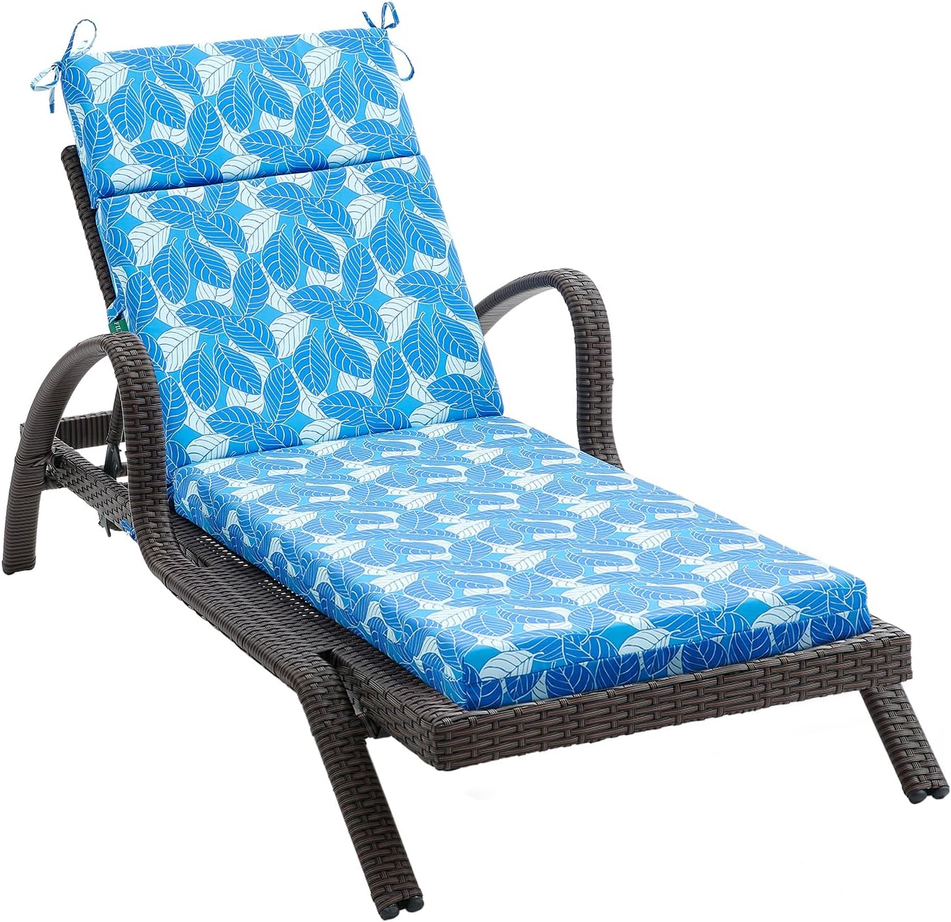 FILUXE Chaise Lounge Cushions for Outdoor Furniture Comfort