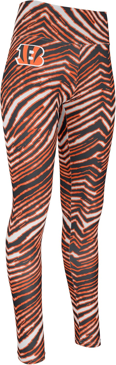 Zubaz NFL Women's Full Length High Waist Leggings for Fans