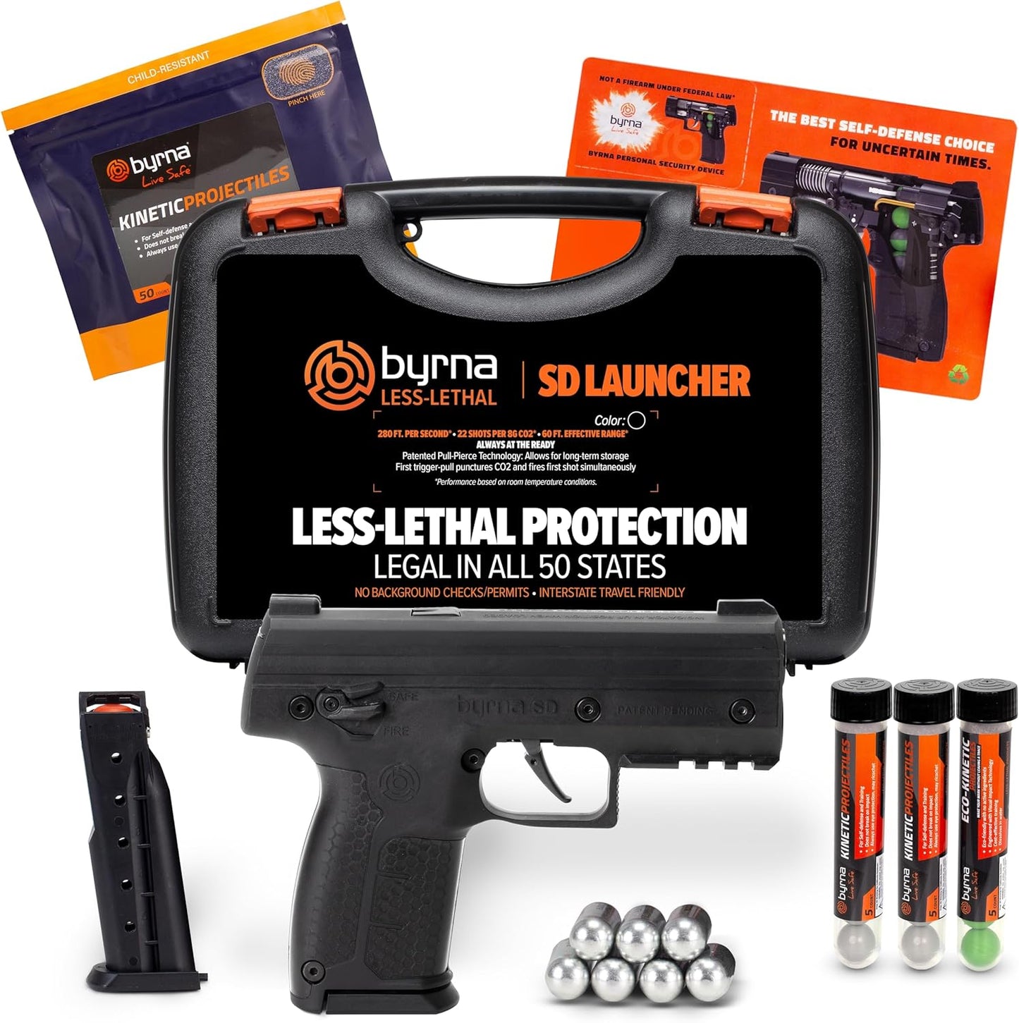 Byrna SD Kinetic Launcher Ultimate Bundle for Self Defense