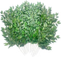 Artificial Italian Ruscus Greenery Stems 30Pack - Realistic Faux