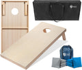 4 ft x 2 ft Cornhole Boards Regulation Set - Solid Wood with LED Rings