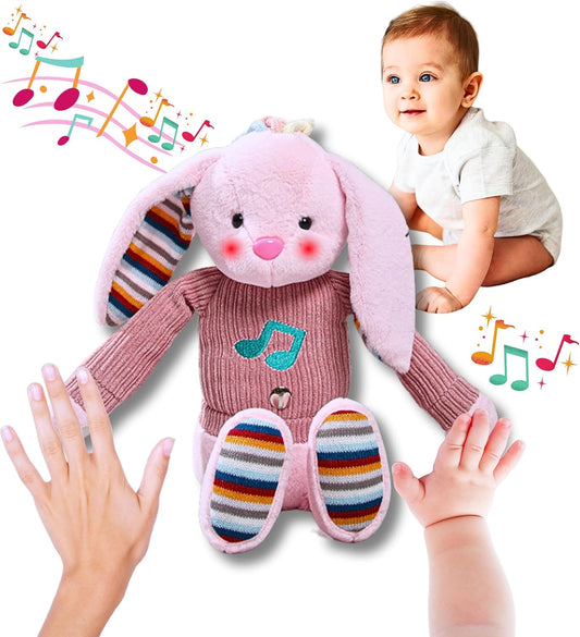 Lumio Musical Bunny Plush - Interactive Fun for Babies