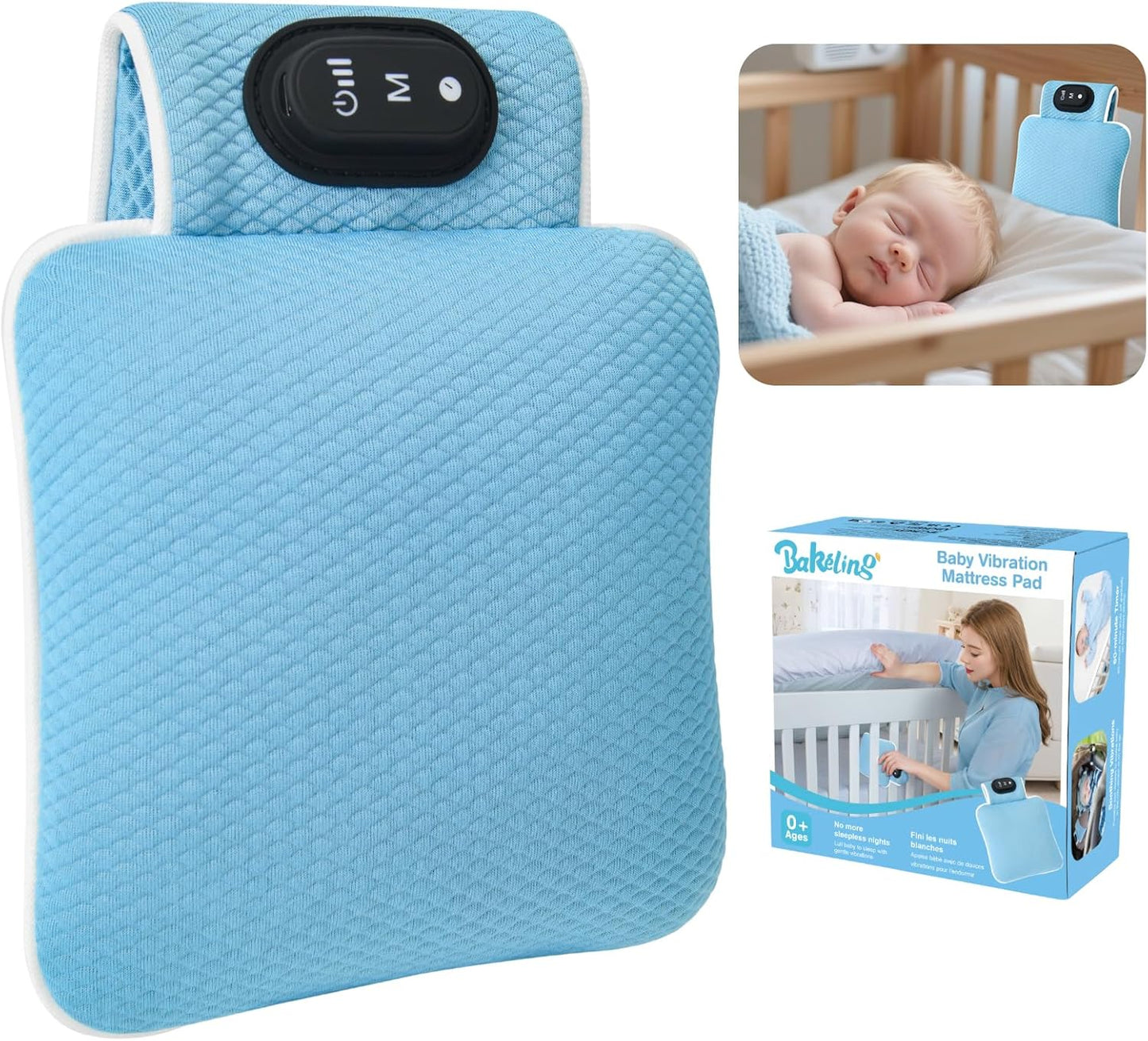 Baby Vibrating Sleep Soother with Adjustable Vibration Modes