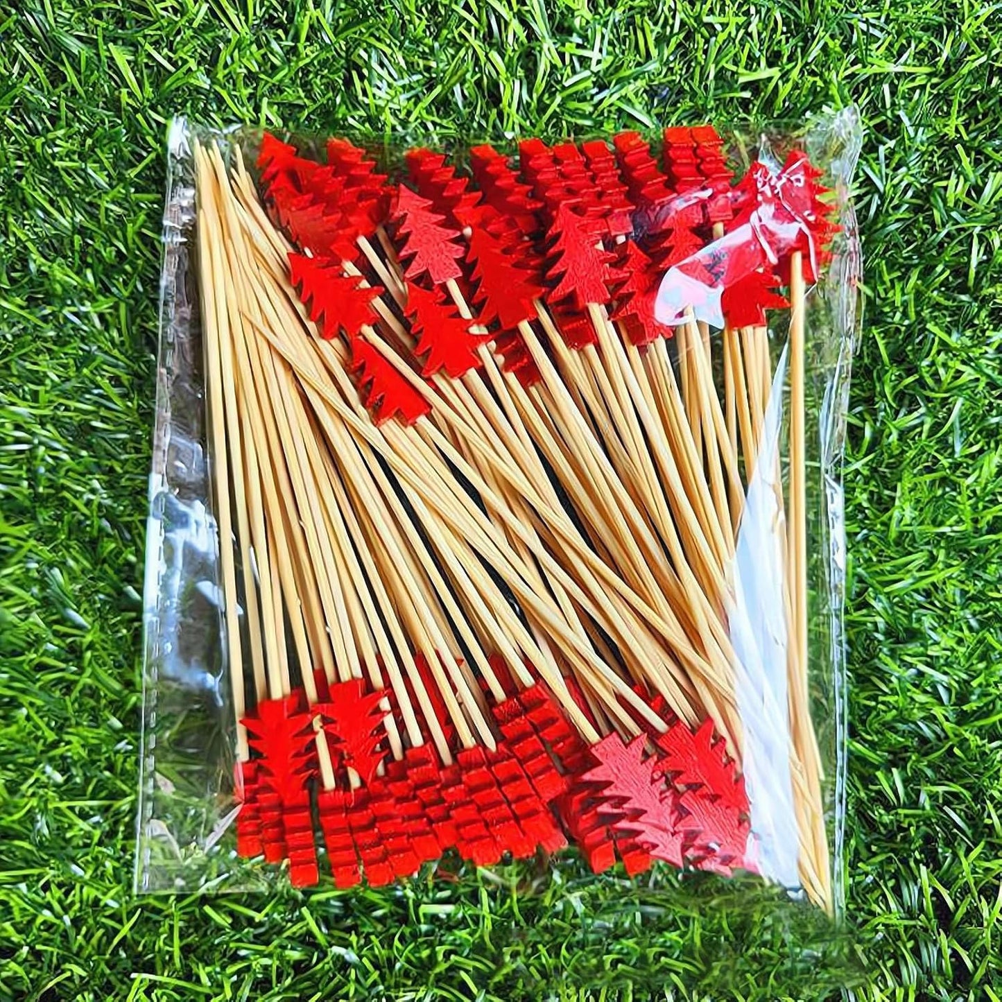 Christmas Cocktail Picks Set - Festive Party Decor