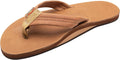 Mens Luxury Leather Single Layer Arch Support Sandals