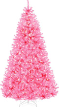 Best Choice Products 7.5ft Pre-Lit Pink Christmas Tree - Full, Bright