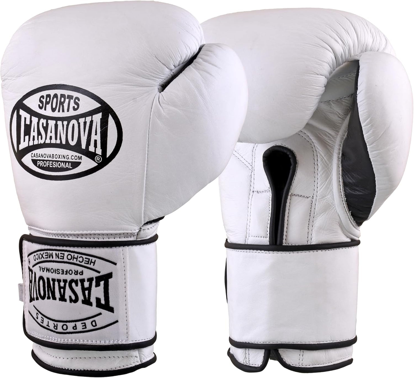 CASANOVA 18 oz Velcro Leather Boxing Gloves - Ultimate Protection!