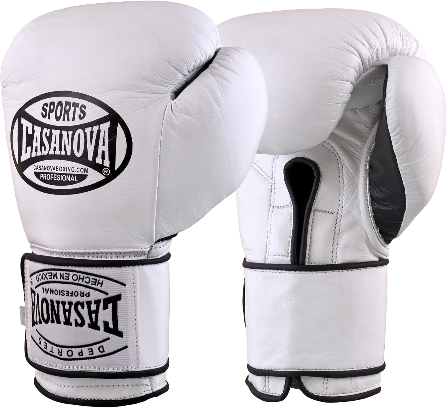 CASANOVA 18 oz Velcro Leather Boxing Gloves - Ultimate Protection!