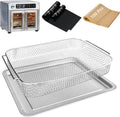 Ultimate Air Fryer Kit: 100pcs Parchment, 4 Teflon Mats