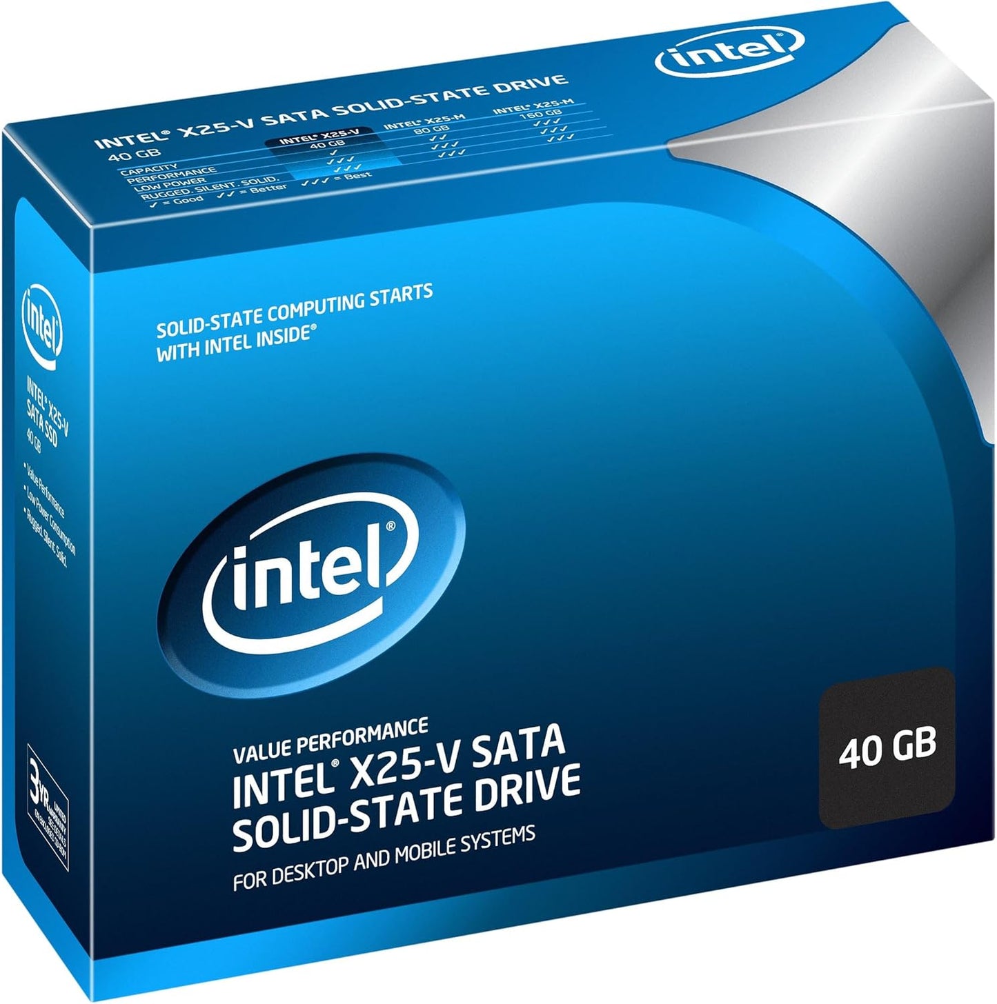 Intel X25-V 40 GB Solid State Drive for Enhanced Performance