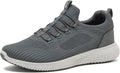 Non Slip Work Shoes for Men Black Mesh Slip On - Comfort Fit