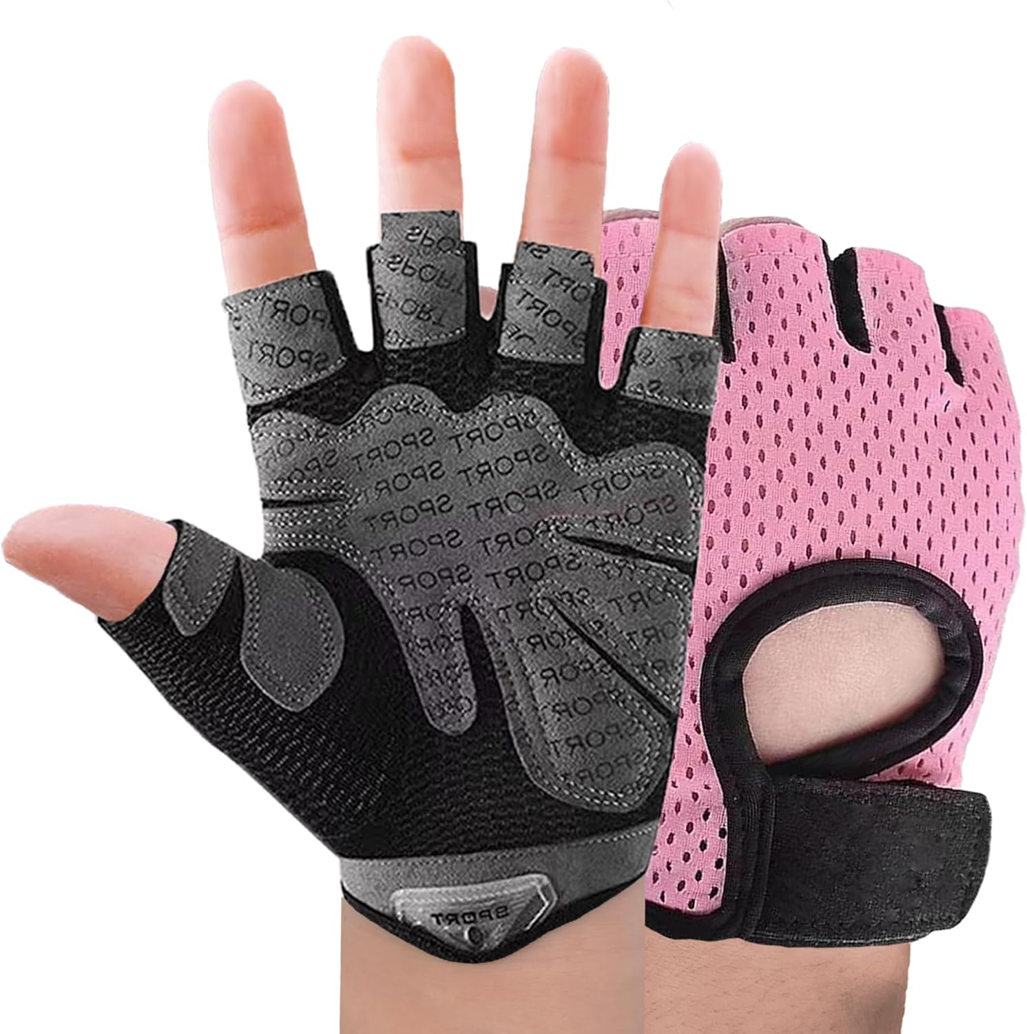 IMAGERIO Anti-Slip Gym Gloves