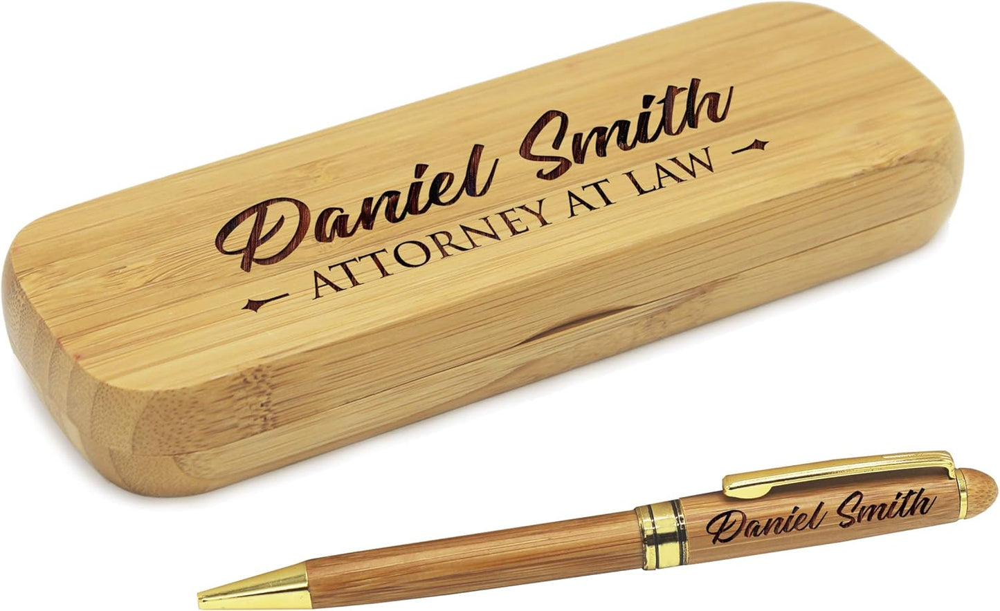 Custom Engraved Ballpoint Pen Set for Professionals and Students