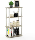4-Tier Turn-N-Tube Shelf in Sonoma Oak/White - Compact Storage Rack