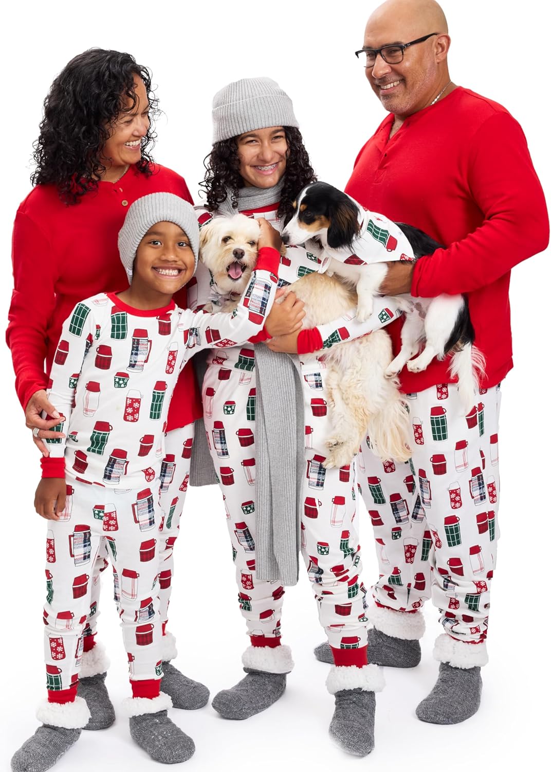 Family Matching Holiday Pajamas 100% Organic Cotton for All