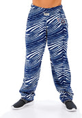 Zubaz Men's Zebra Left Hip Logo Track Pant for Game Day Comfort