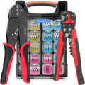 Kuject Crimping Tool Kit, 340 PCS Heat Shrink Wire Connectors
