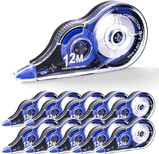 10 Pack Easy-To-Use Correction Tapes!