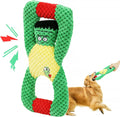 Squeaky Dog Chew Toys for Aggressive Chewers - Durable Plush Tug Toy