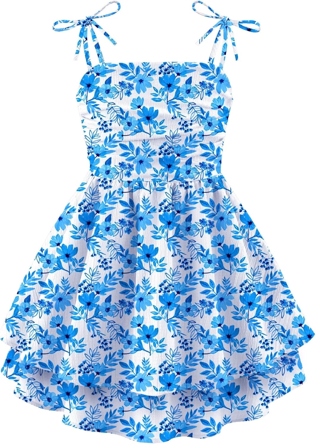 Arshiner Girls Summer Spaghetti Strap Dresses for Beach Fun
