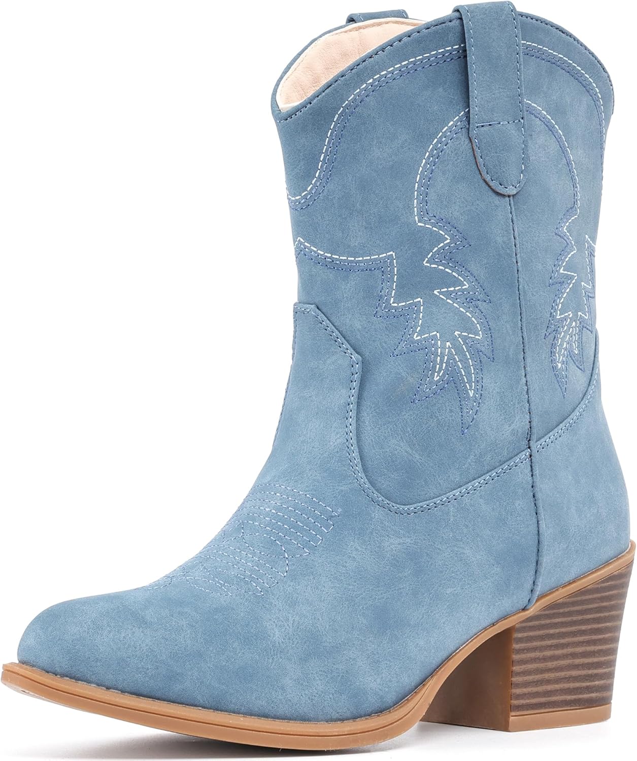 Stylish IXU Cowboy Boots for Women - Ankle Cowgirl Booties