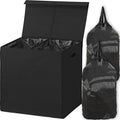 Double Laundry Hamper with Lid and Removable Bags - Compact Organizer