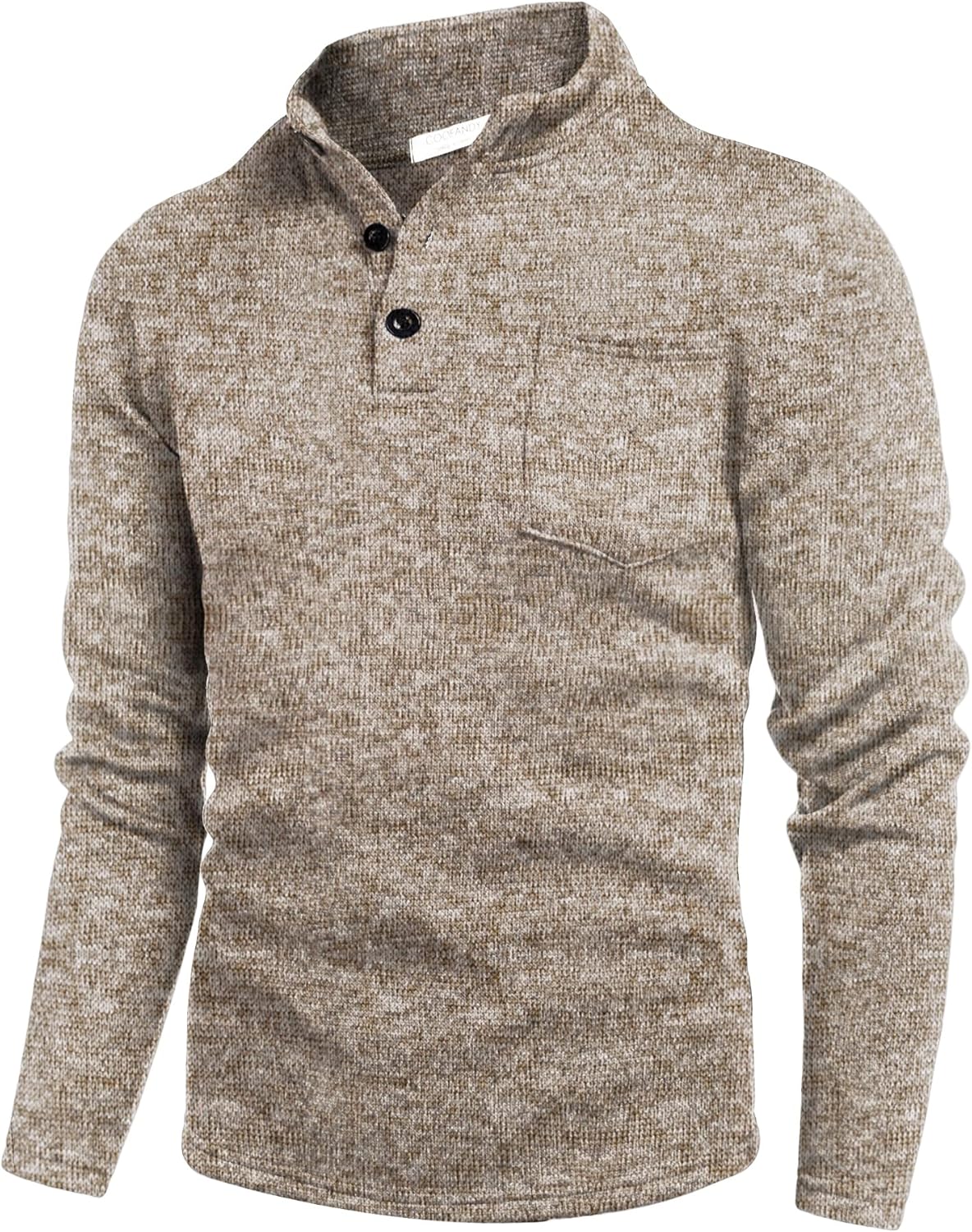 COOFANDY Men's Casual Henley Pullover Sweatshirt for Style
