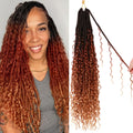 Goddess Faux Locs Crochet Hair 24 in - 8 Pack Boho Soft Locs