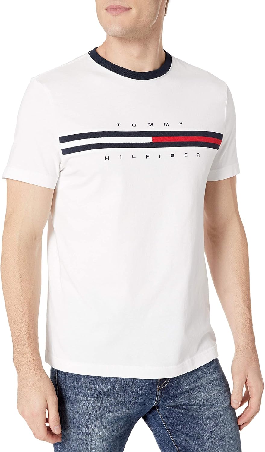 Tommy Hilfiger Mens Short Sleeve Tino T-Shirt for Everyday Style