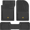 CAT ToughLiner Black Car Floor Mat Heavy-Duty Trim to Fit - Max