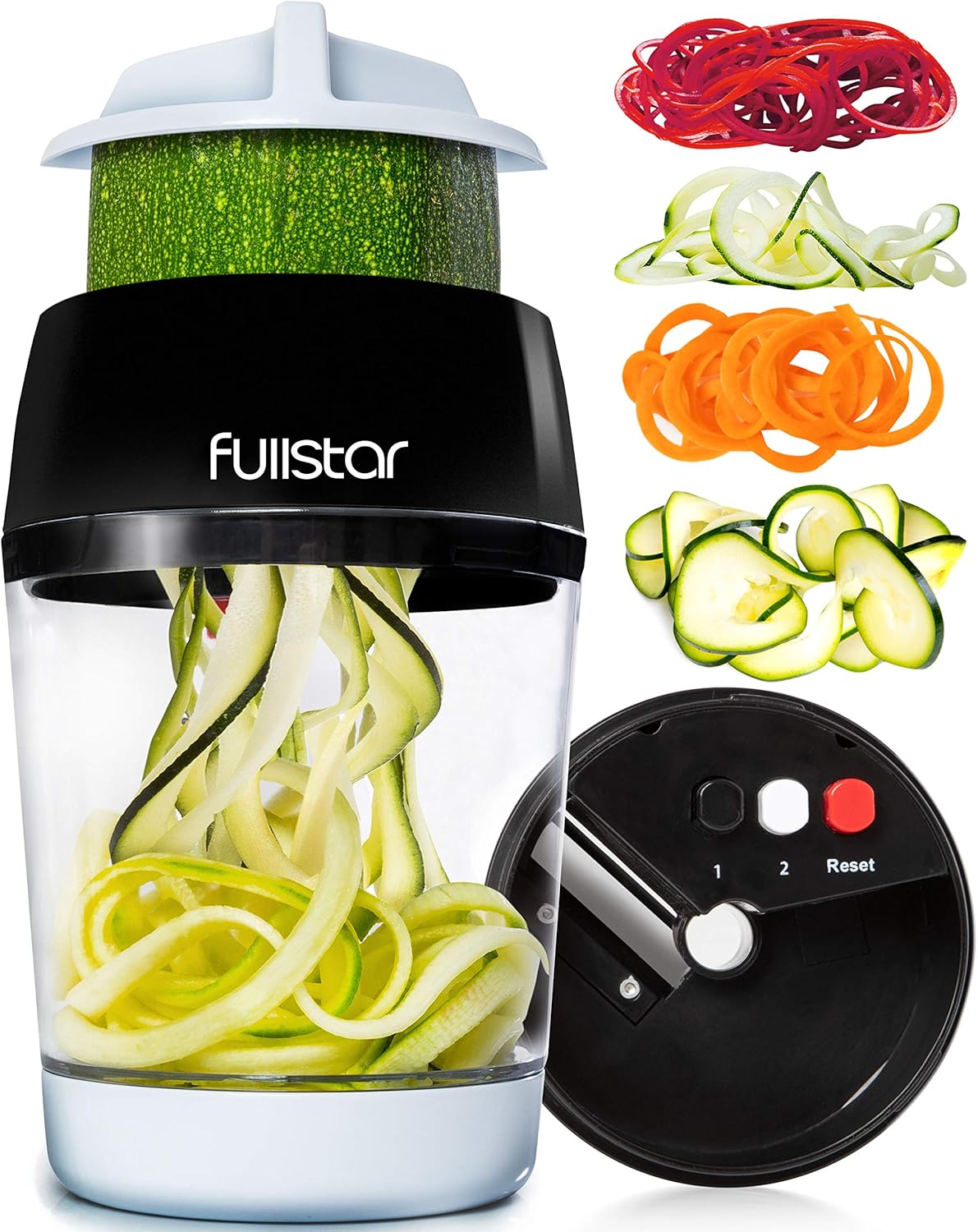 Fullstar 7-in-1 Vegetable Slicer - Chop, Spiralize, Grate!