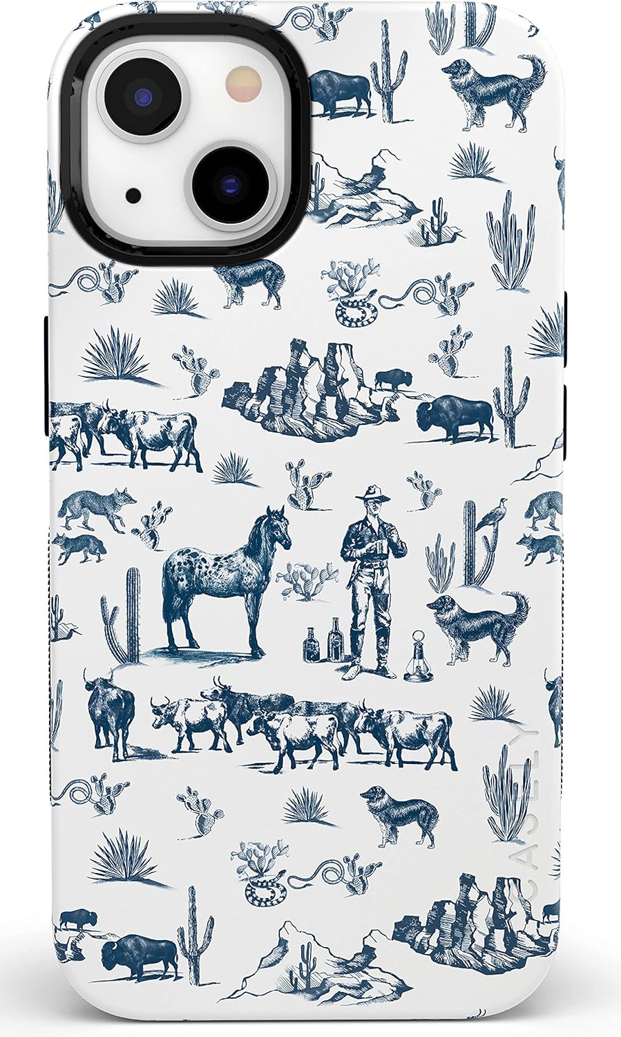 Casely iPhone 15 Case - Wild West Adventure Design for Protection