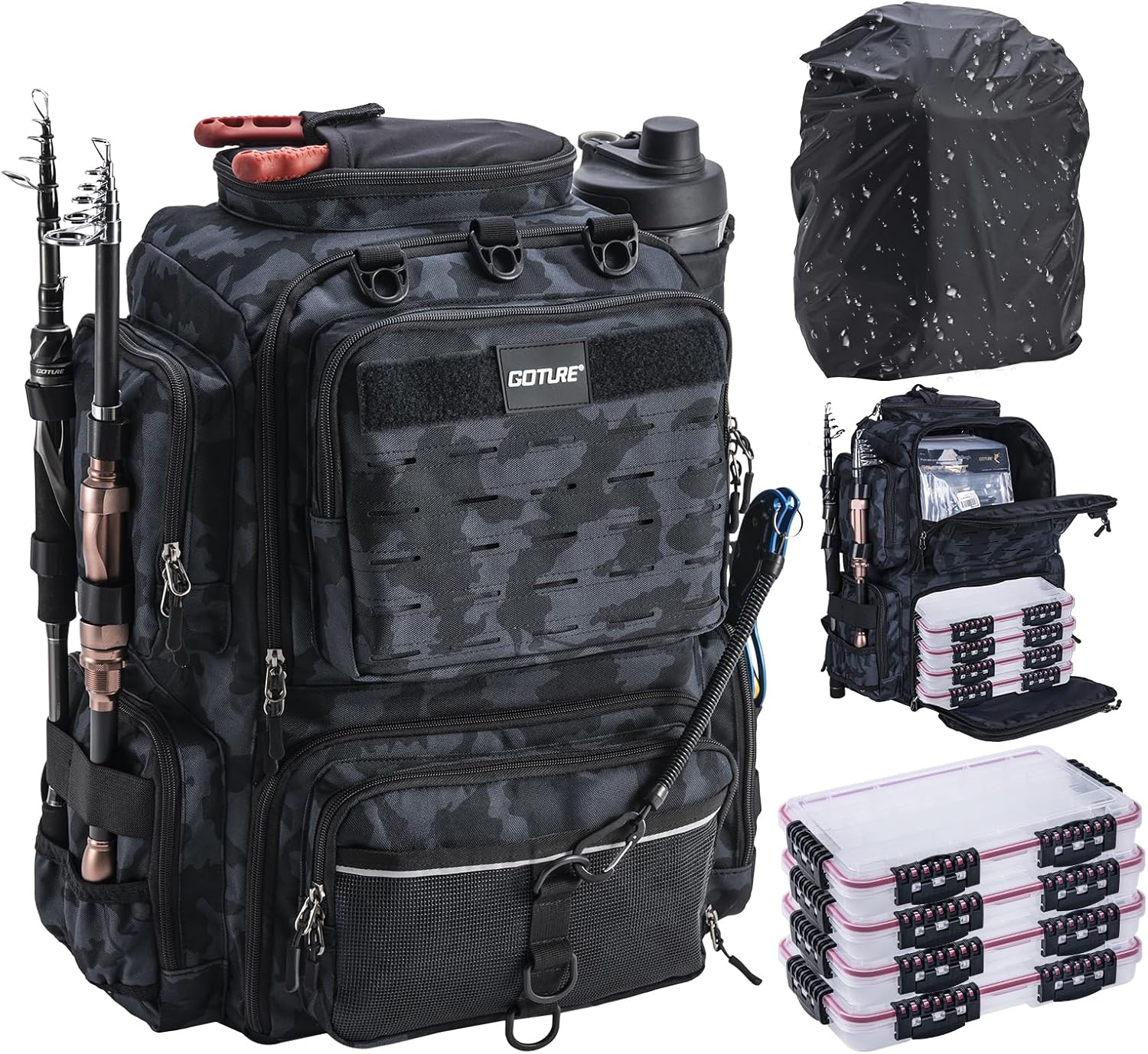 Goture 45L Fishing Backpack: Ultimate Storage Solution