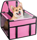 Small Dog Car Seat Booster for Pets Up to 11 lbs - Secure Front Seat