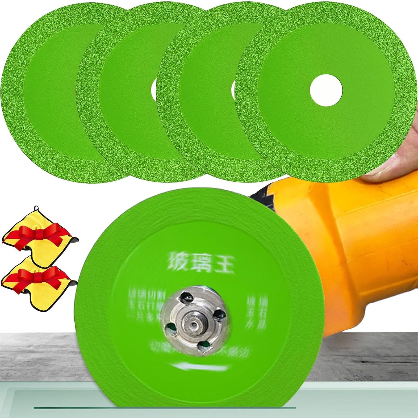 Indestructible Glass Cutting Disc Set - 4PCS
