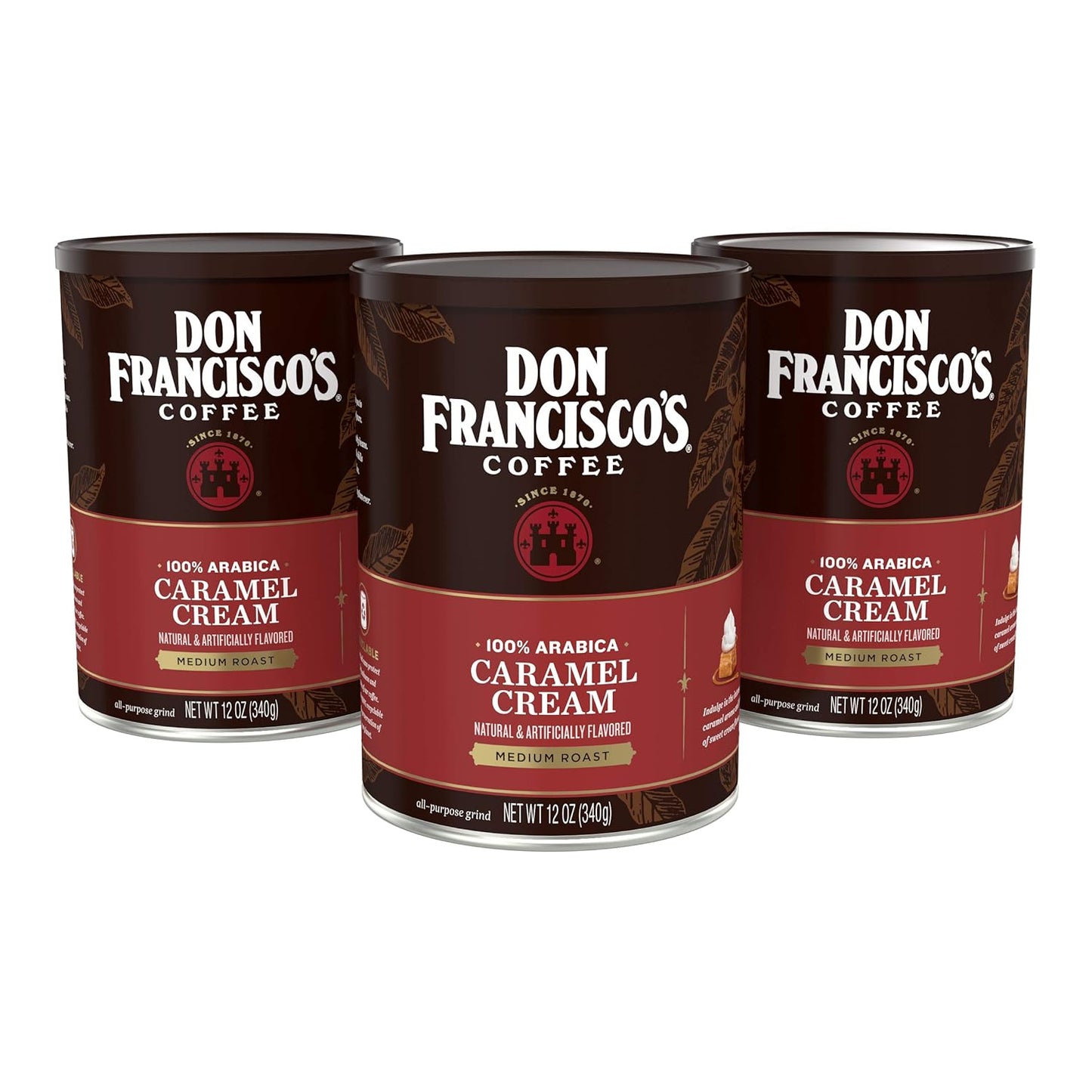 Premium Caramel Cream Coffee: Rich 100% Arabica Beans