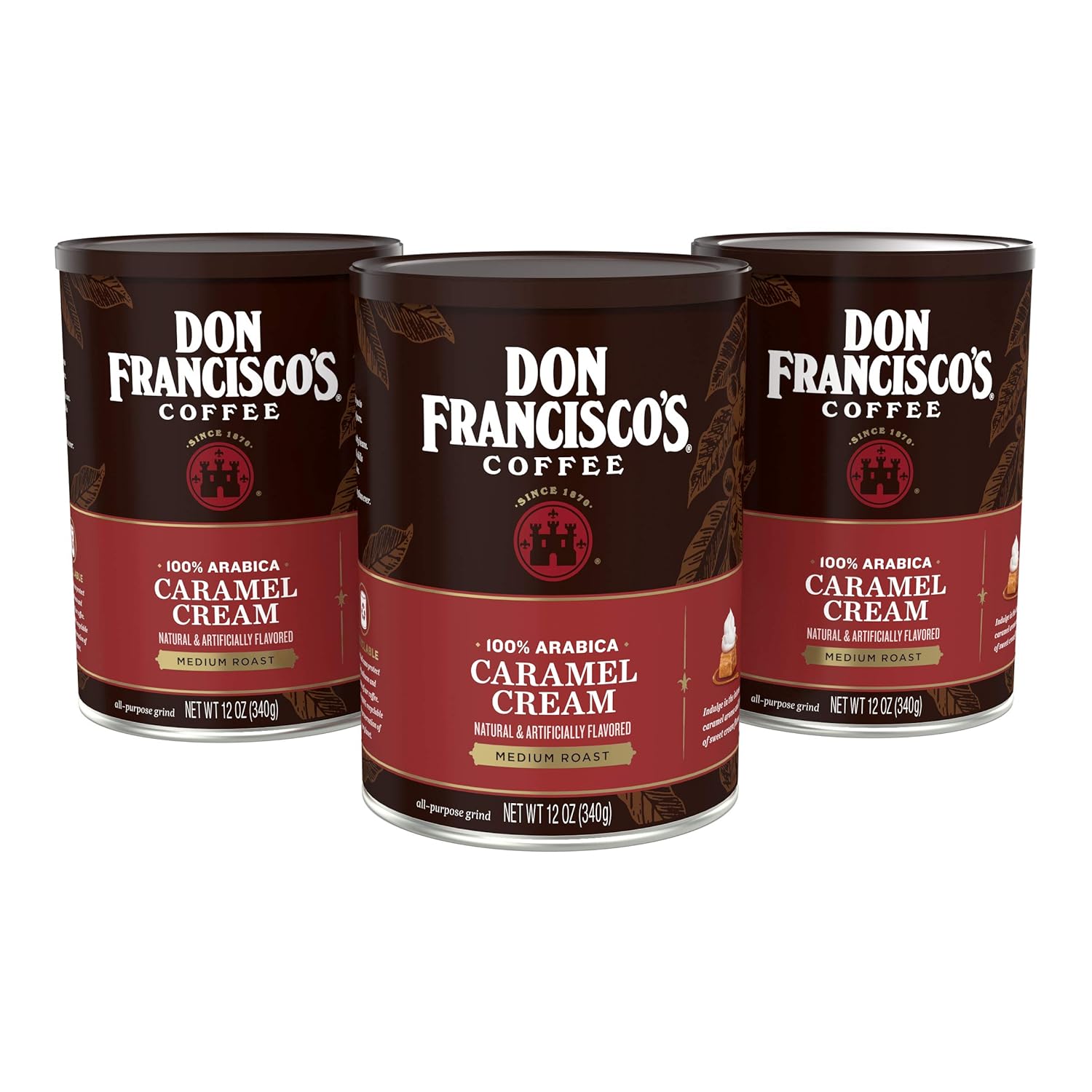 Premium Caramel Cream Coffee: Rich 100% Arabica Beans