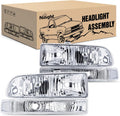 Nilight Headlight Assembly for 1998-2005 Blazer and 1998-2004 S10