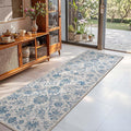 jinchan Runner Rug 2x6 Vintage Floral Runner - Machine Washable