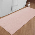Bathroom Rug 59x25 Pink - Ultra Thin Non Slip Quick Dry Mat