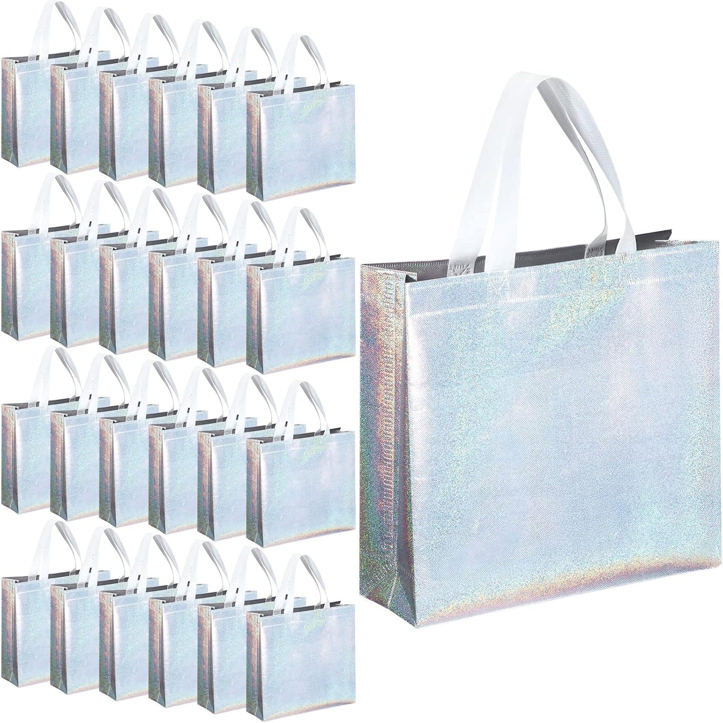 Eccliy 60 Pcs Reusable Gift Tote Bags for Weddings and More