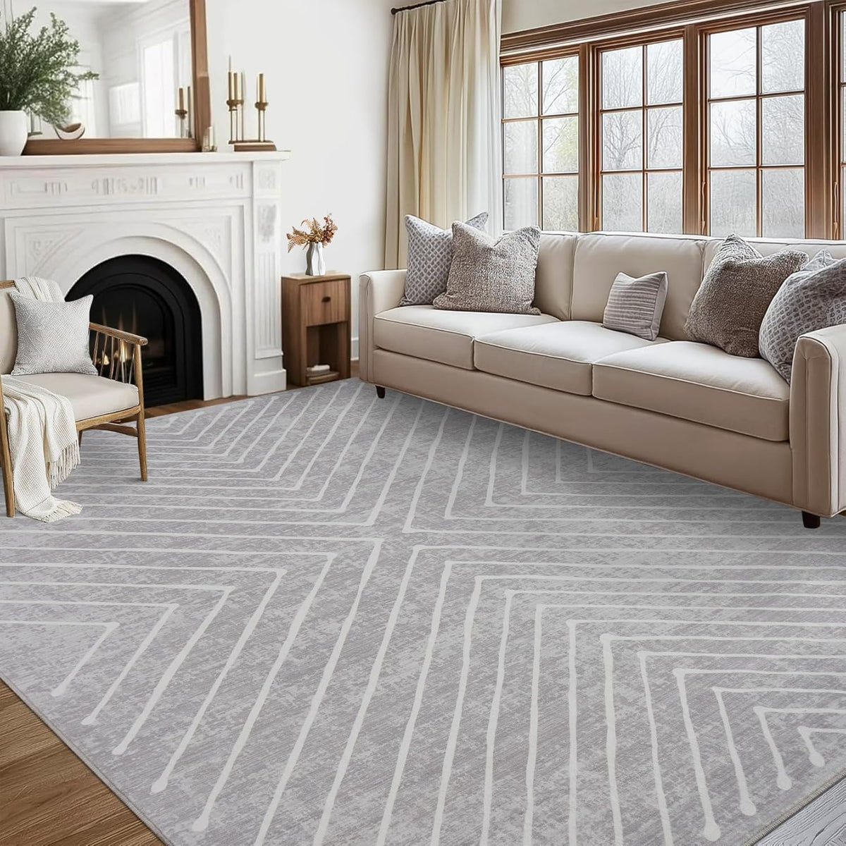 Large Area Rug 10x13 for Living Room and Bedroom Decor