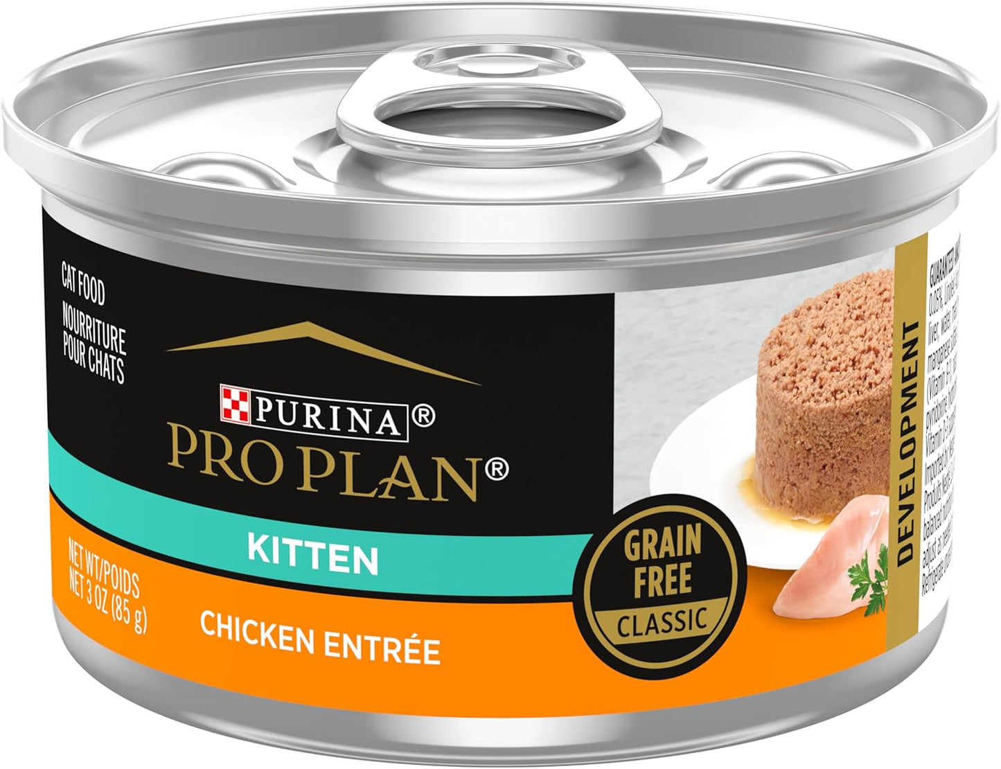 Purina Pro Plan Grain Free Pate Wet Kitten Food for Optimal Growth