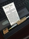 Authentic Buffalo Trace Bourbon Whiskey Barrel Pen - Handmade